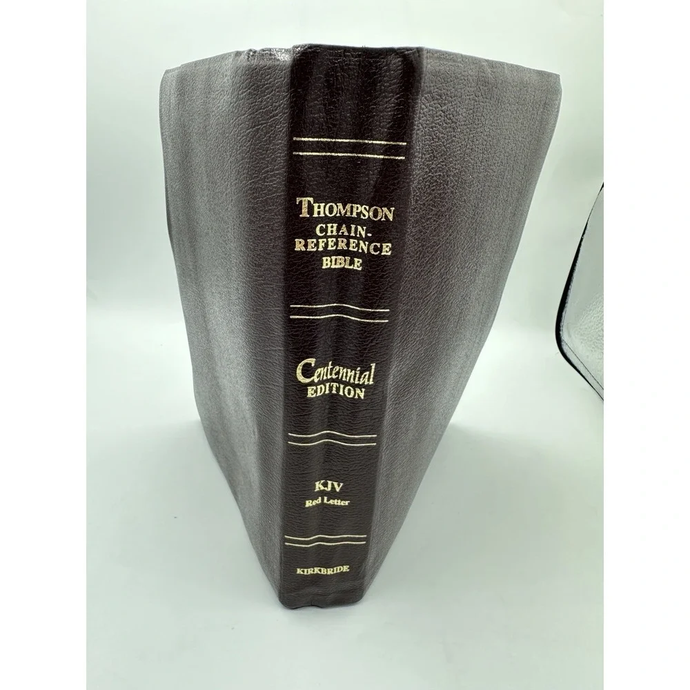 KJV Thompson Chain Reference Bible Special Centennial Red Letter Kirkbride